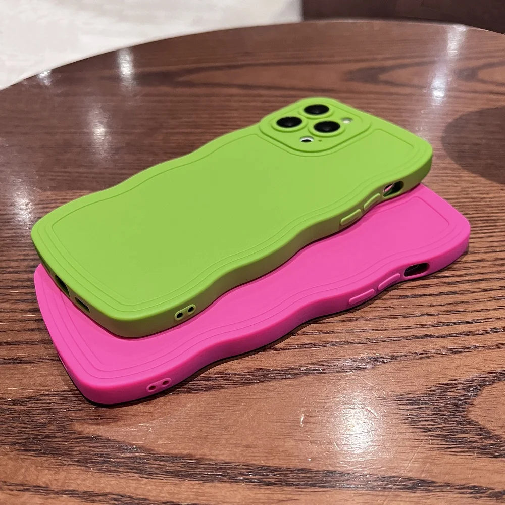 Candy Color Wavy Case