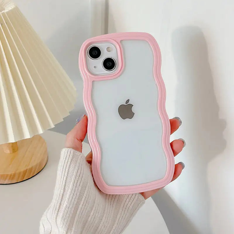 Cute Wavy Clear Case