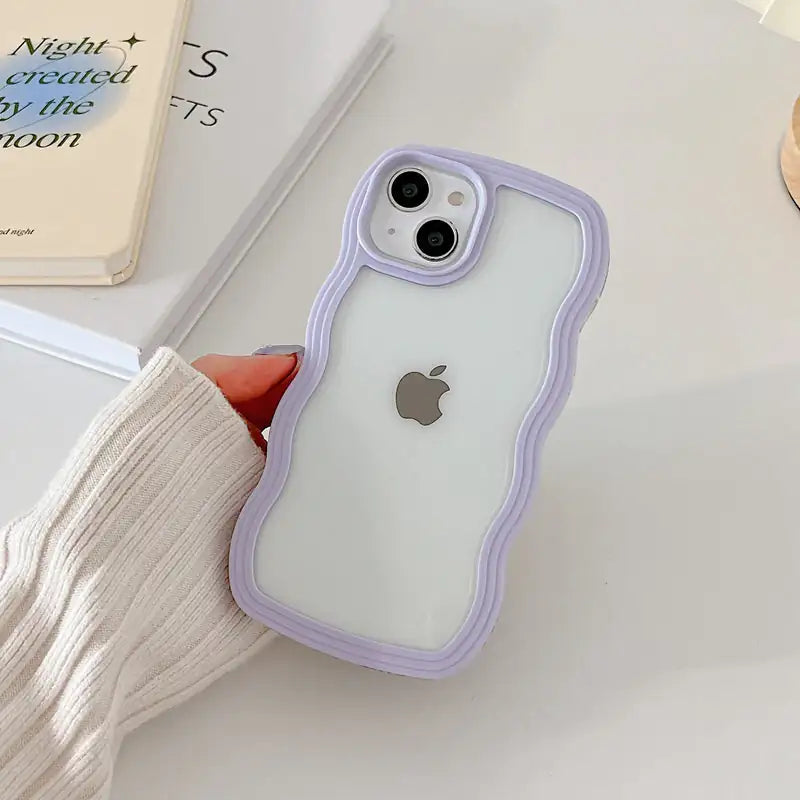 Cute Wavy Clear Case