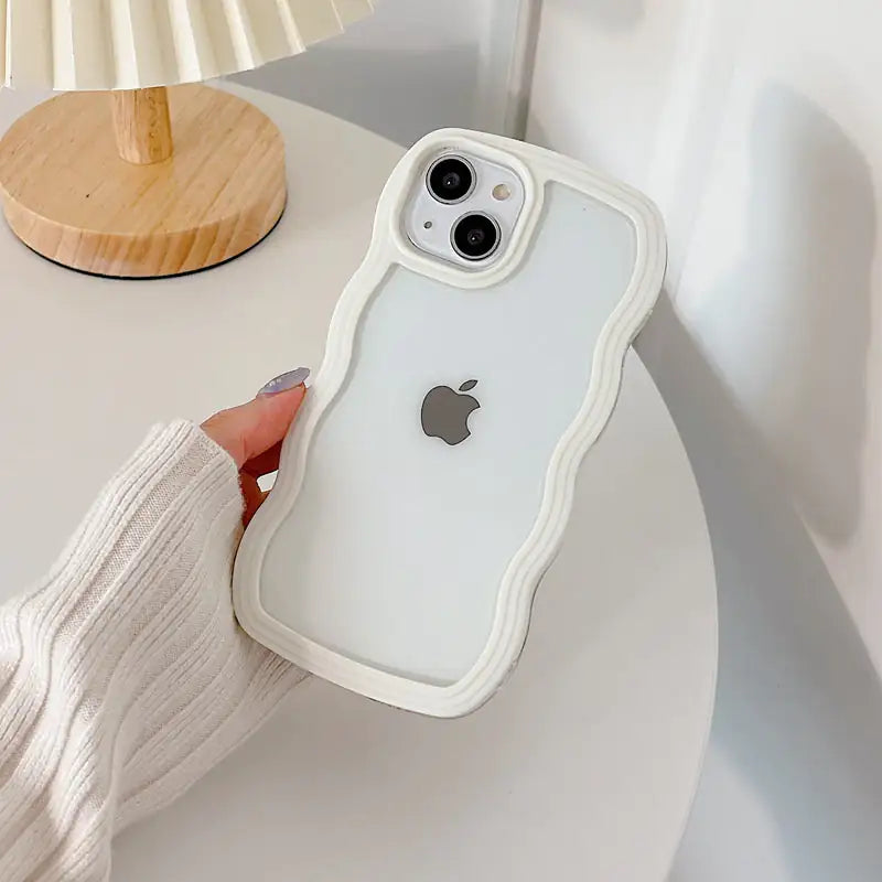 Cute Wavy Clear Case