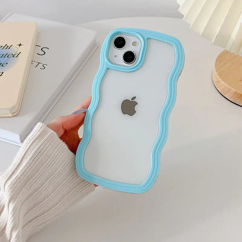 Cute Wavy Clear Case