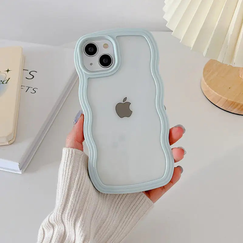 Cute Wavy Clear Case